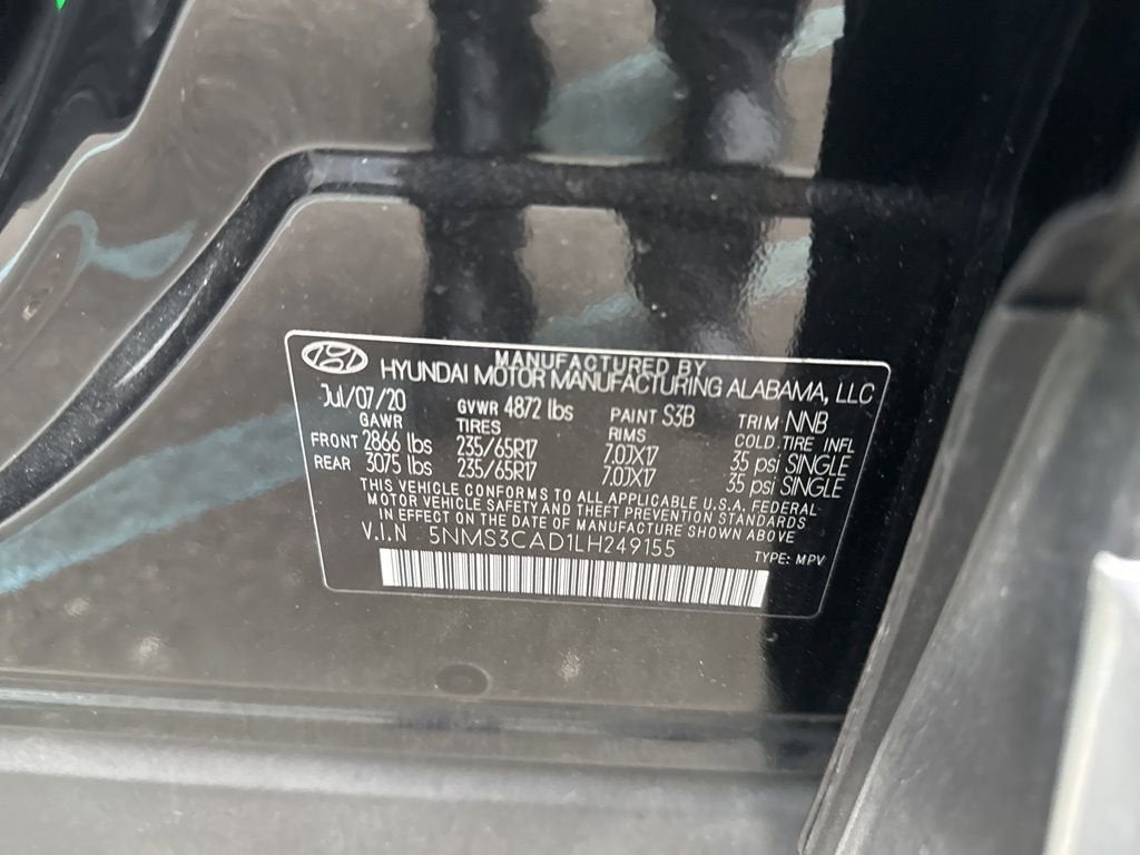 2020 Hyundai Santa Fe SEL