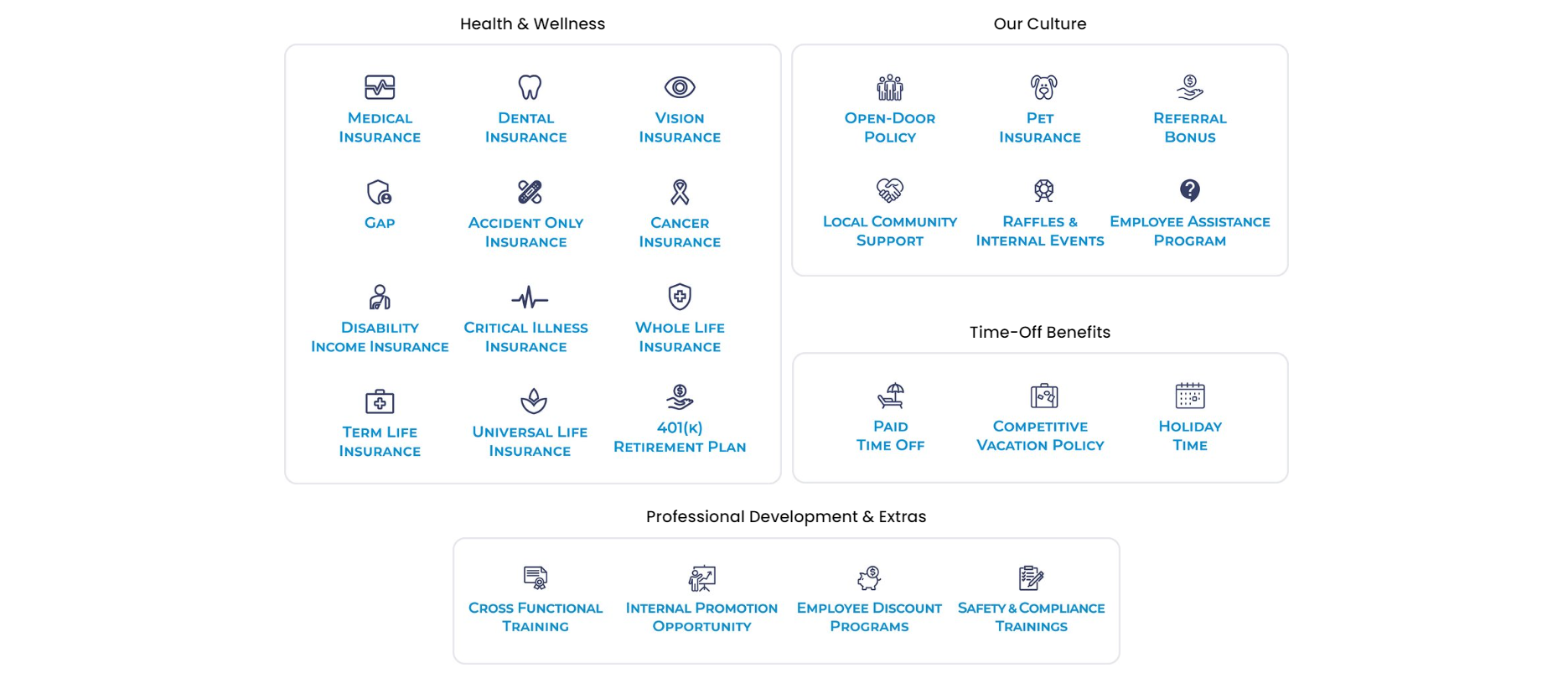 staff benefits list Bomnin Cadillac Nanuet in Nanuet NY