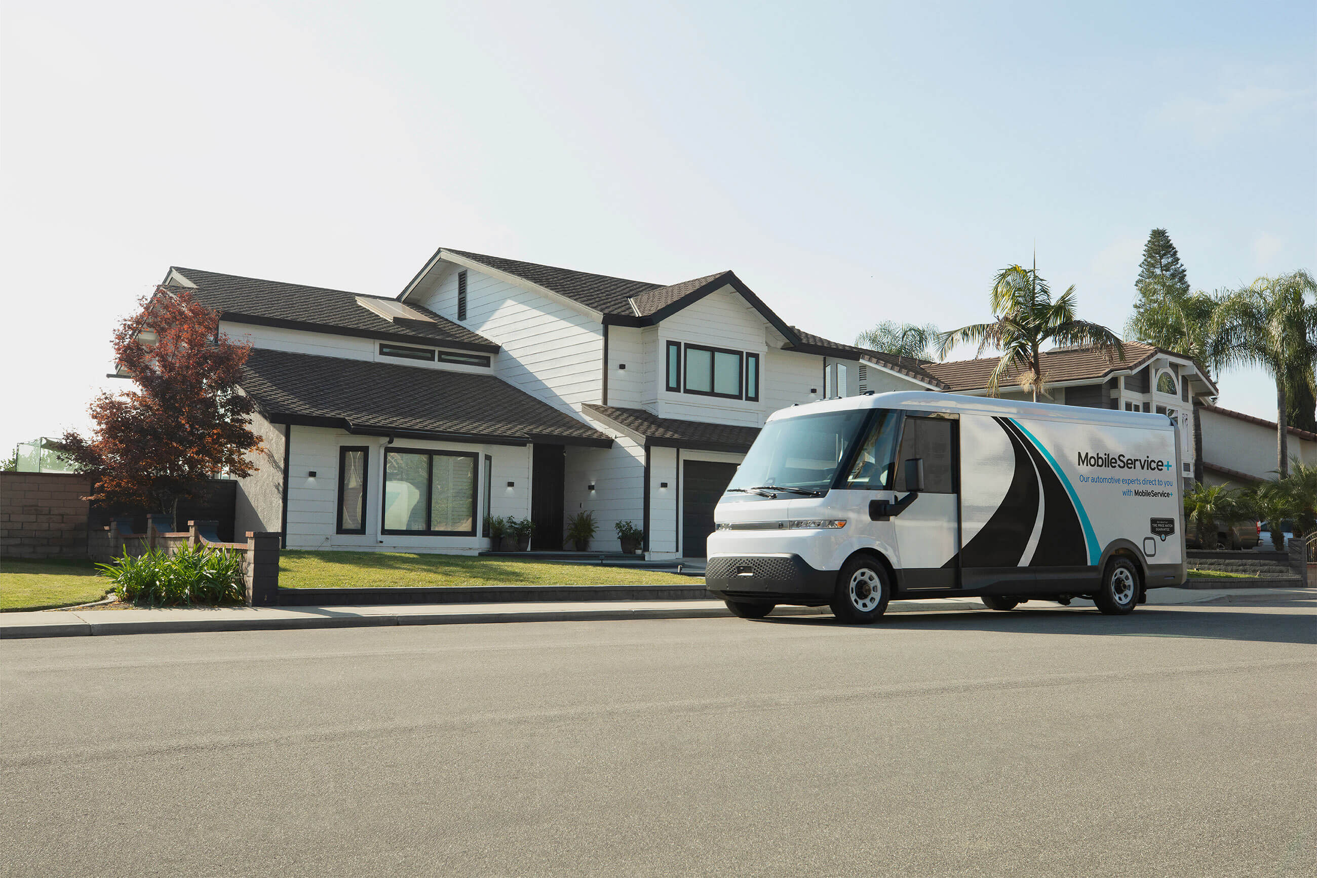 Mobile-service-vehicle-parked